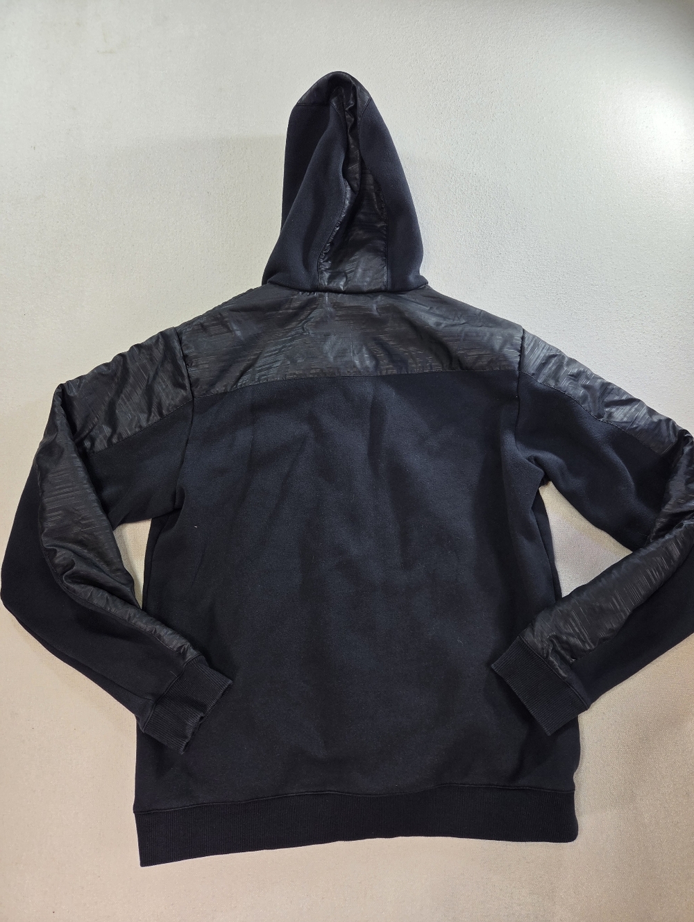 Under Armour Storm Hoodie L Black Full Zip Fleece Loose Fit - Picture 6 of 6